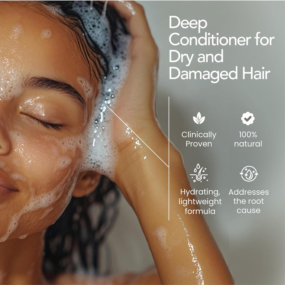 Conditioner For Women & Men | Ayurvedic Deep Conditioner For Dry, Damaged Hair | Volumizing Hair Products | Hair Growth Accelerator, 100Ml