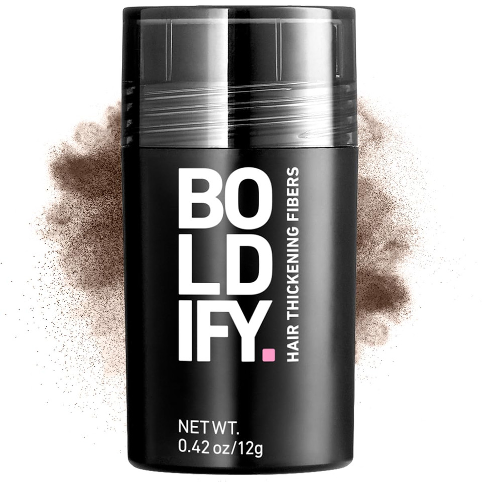 Boldify Hair Fibers (28G) - Fill In Thinning And Fine Hair For An Instantly Fuller, Thicker Look - 14 Shades For Women & Men - Dark Auburn