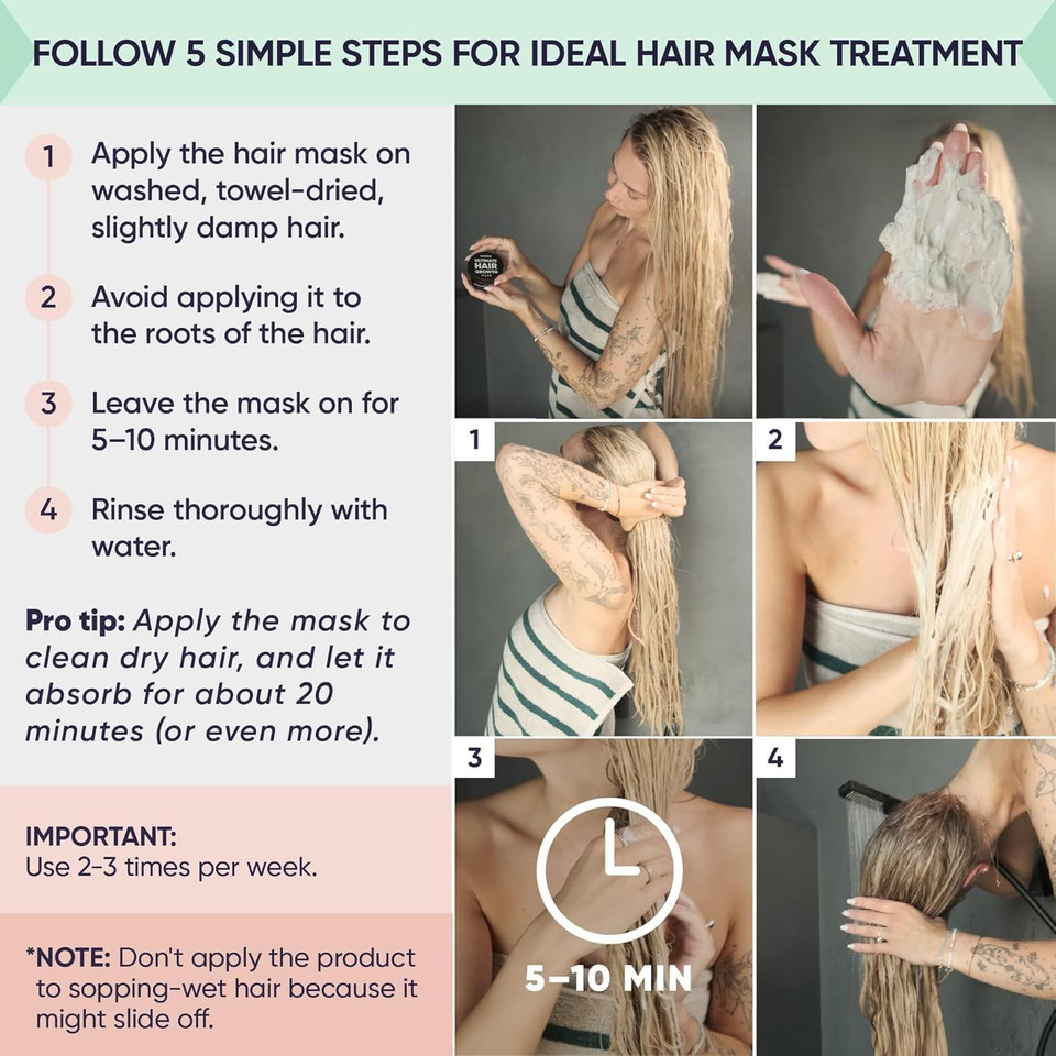 Moerie Hair Growth & Repair Mask - Restorative, Vegan-Friendly Treatment For Longer, Thicker, Fuller Hair - 100Ml