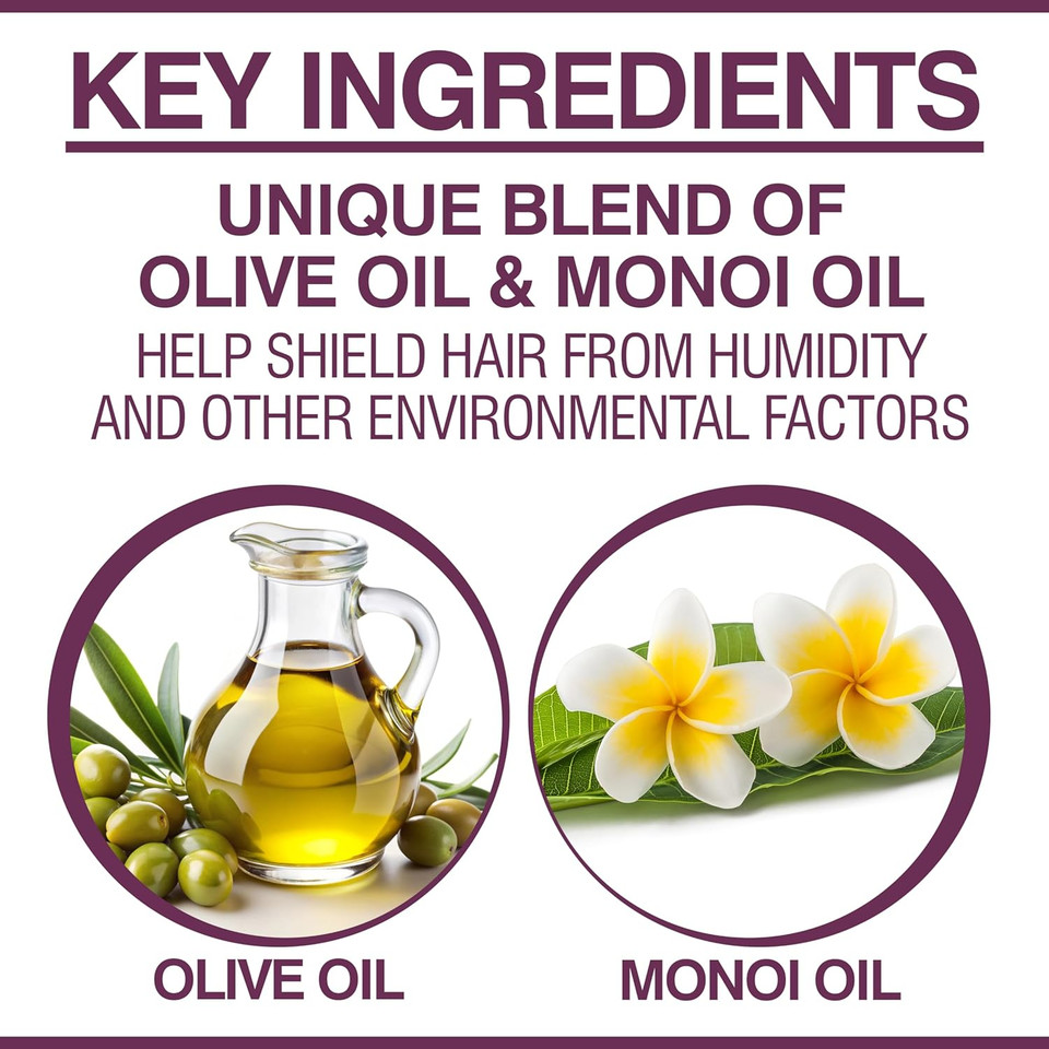 Chi Deep Brilliance Optimum Moisture Conditioner, Made With Olive & Monoi Oil To Strengthen Hair, Sulfate, Paraben, & Cruelty-Free, 12 Oz