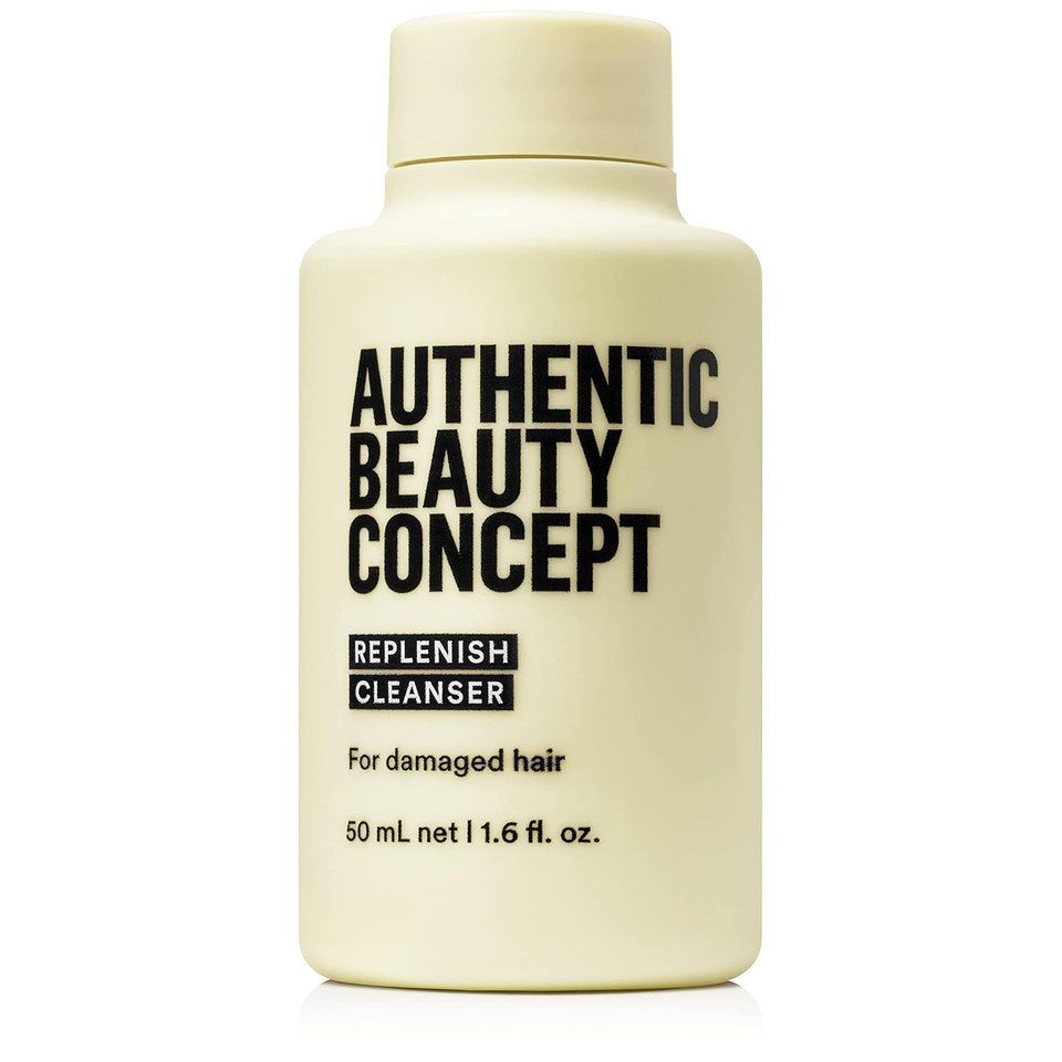 Authentic Beauty Concept Replenish Cleanser | Shampoo | Damaged Hair | Nourishes & Strengthens Hair | Vegan & Cruelty-Free | Sulfate-Free