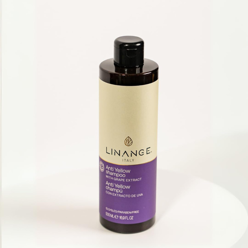 Anti Yellow Shampoo With Grape Extract And Violet Pigment, 16.9 Oz