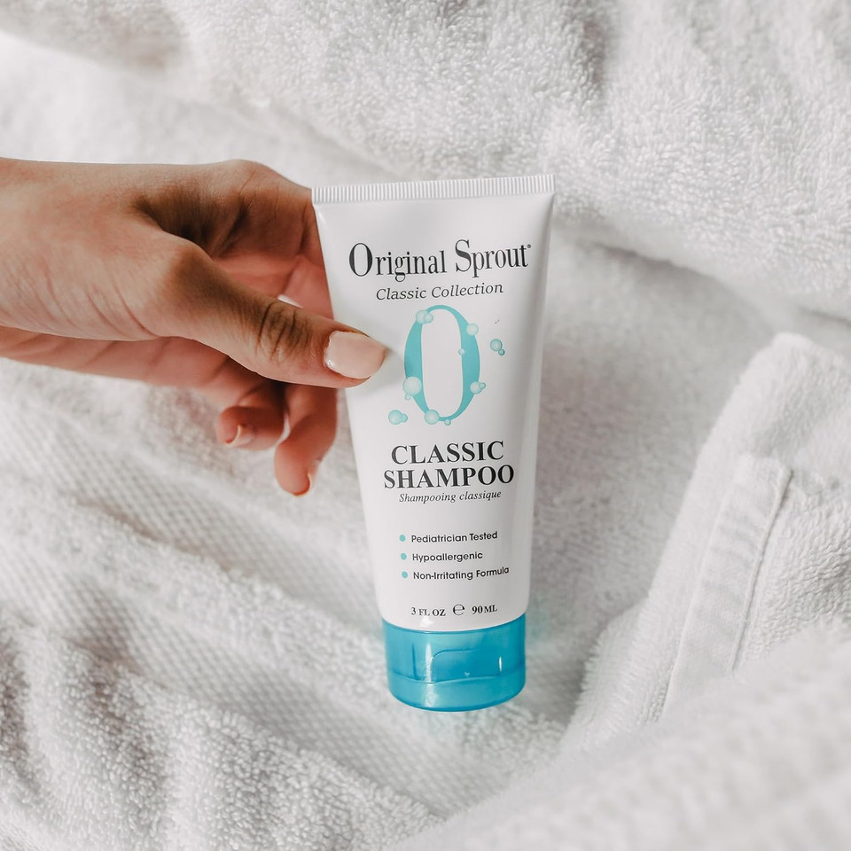 Original Sprout Classic Shampoo For All Hair Types, Sulfate Free And Vegan Shampoo, 32 Oz. Bottle