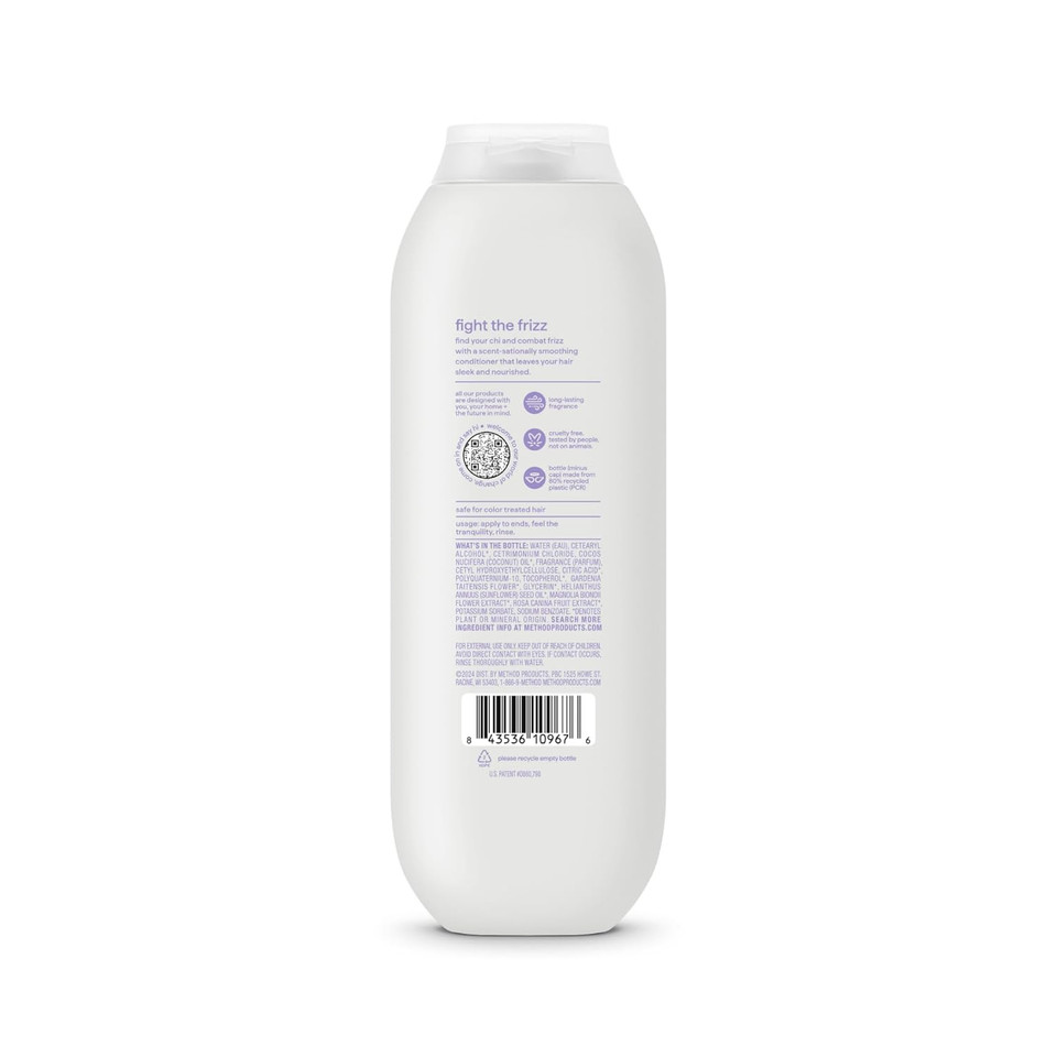 Method Smoothing Conditioner, Serene Escape, Magnolia + Rose Hip + Monoi Oil Notes, 13.5Oz
