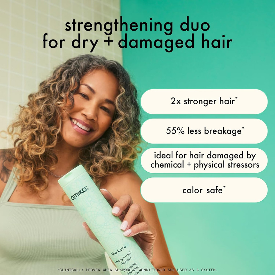 Amika The Kure Strength Repair Shampoo