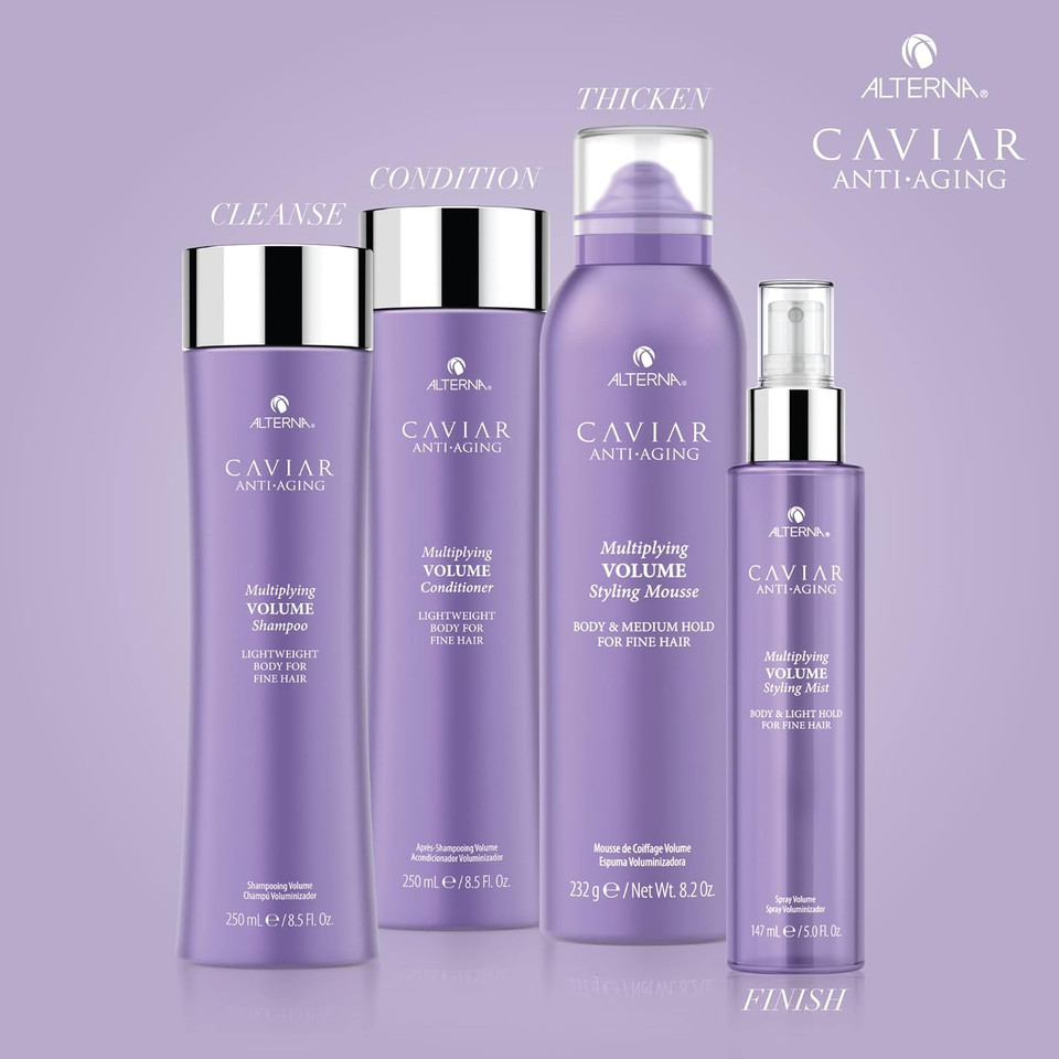 Alterna Haircare Caviar Anti-Aging Multiplying Volume Conditioner Travel Size 1.35 Fl Oz | For Fine, Limp Or Thin Hair | Create Instant Volume And Thickness | Sulfate Free Alterna Haircare Caviar Anti-Aging Multiplying Volume Conditioner Travel Size 1.35 Fl Oz | For Fine, Limp Or Thin Hair | Create Instant Volume And Thickness | Sulfate Free