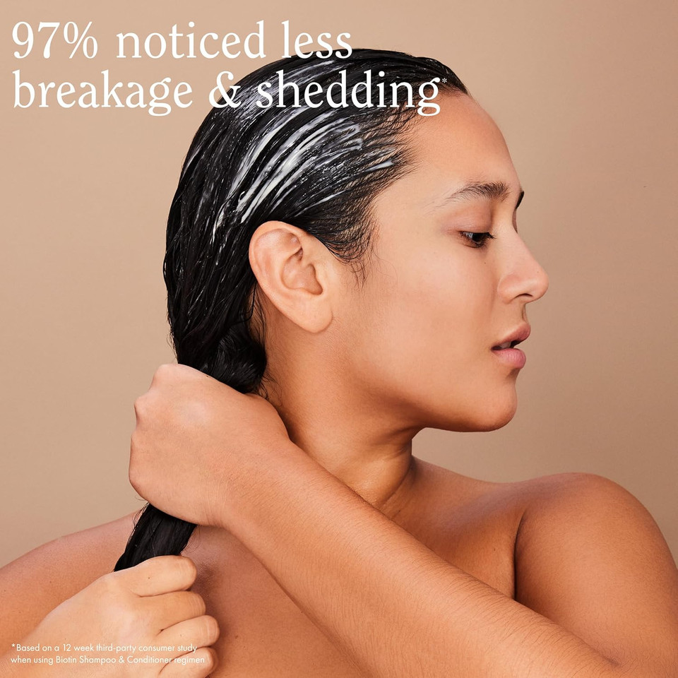 Rizos Curls Biotin Conditioner Deeply Moisturize & Reduce Breakage With Biotin, Coconut Oil & Aloe Vera Softens & Detangles All Hair Types Straight, Wavy, Curly Sulfate & Paraben Free