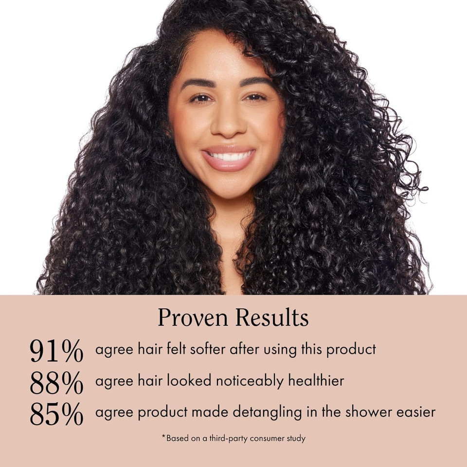 Rizos Curls Deep Conditioner, Strengthens & Moisturizes Hair While Controlling Frizz, Add Softness And Manageability With Coconut Oil, Sunflower Oil & Shea Butter, 10 Oz