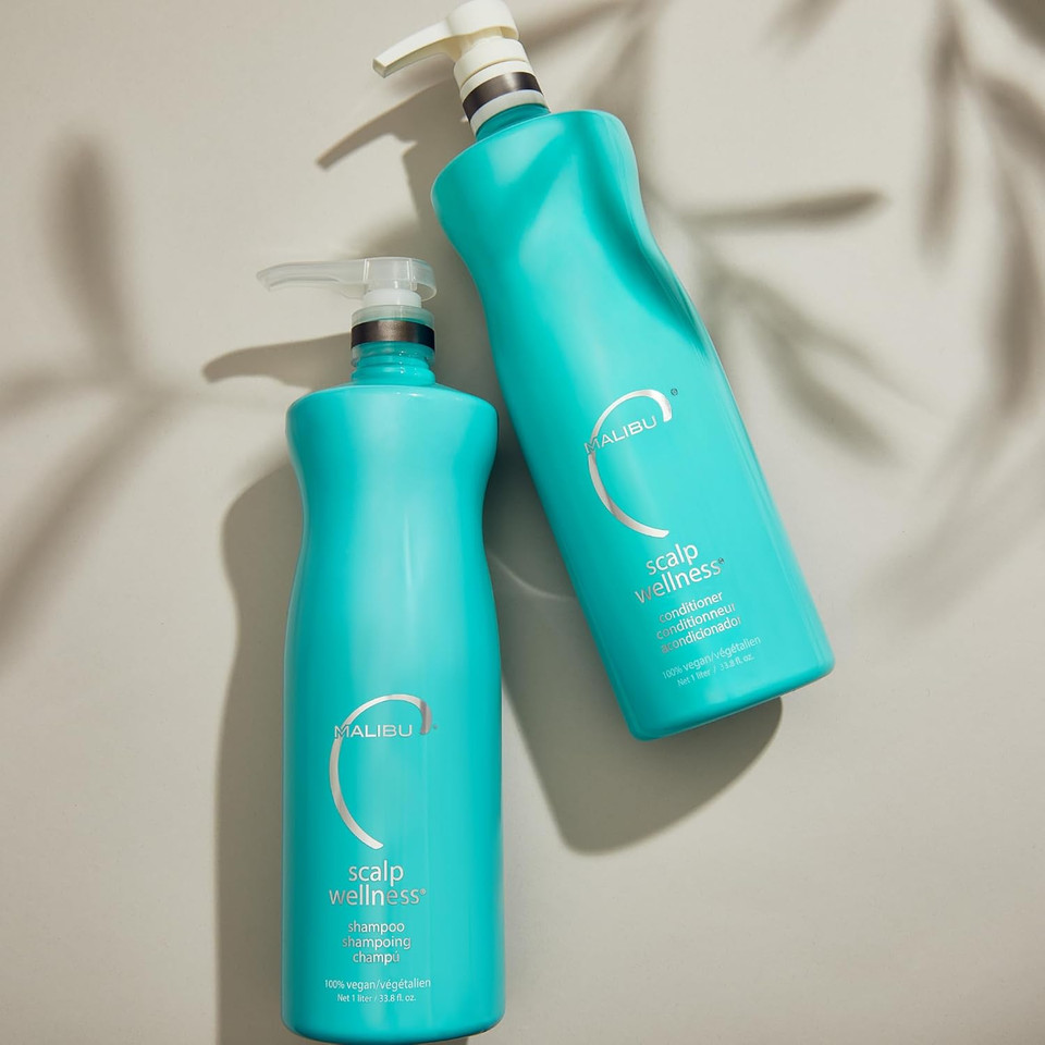 Malibu C Scalp Wellness Hair Shampoo - Sulfate-Free & Moisturizing Shampoo - Nourishing Scalp Care With Sulfate-Free Surfactant Technology