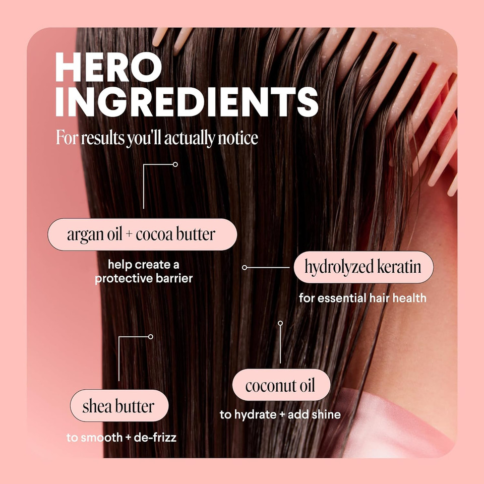 Monday Haircare Repair Conditioner With Keratin, Coconut Oil, Shea Butter, Argan Oil & Cocoa Butter For Dry To Damaged & Depleted Hair 354Ml