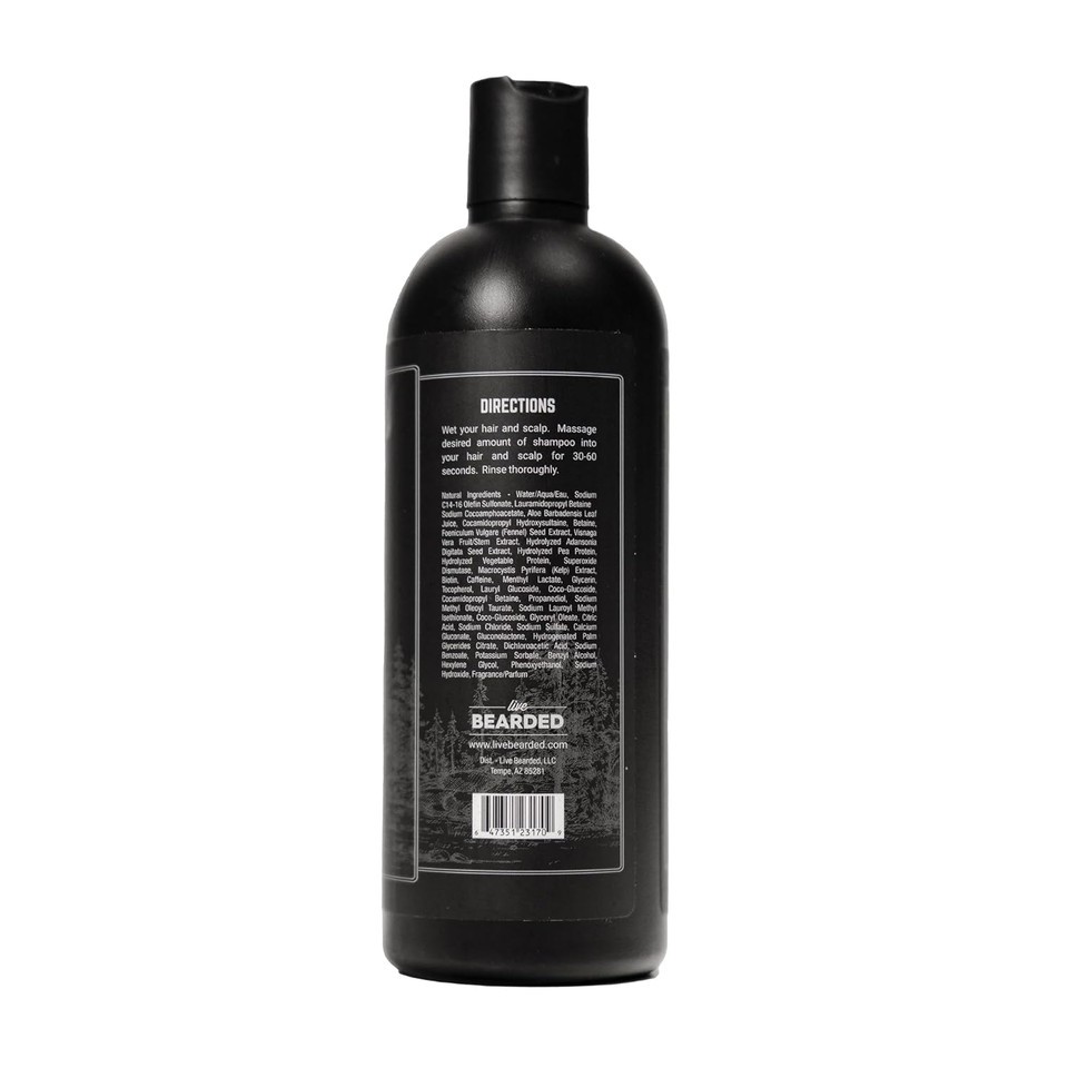 Live Bearded All-Natural Shampoo For Men - Promotes Growth - Strengthening Thinning Hair And Hairloss | Canyon Scent - Juniper, Cypress, Fir Needle Live Bearded All-Natural Shampoo For Men - Promotes Growth - Strengthening Thinning Hair And Hairloss | Canyon Scent - Juniper, Cypress, Fir Needle