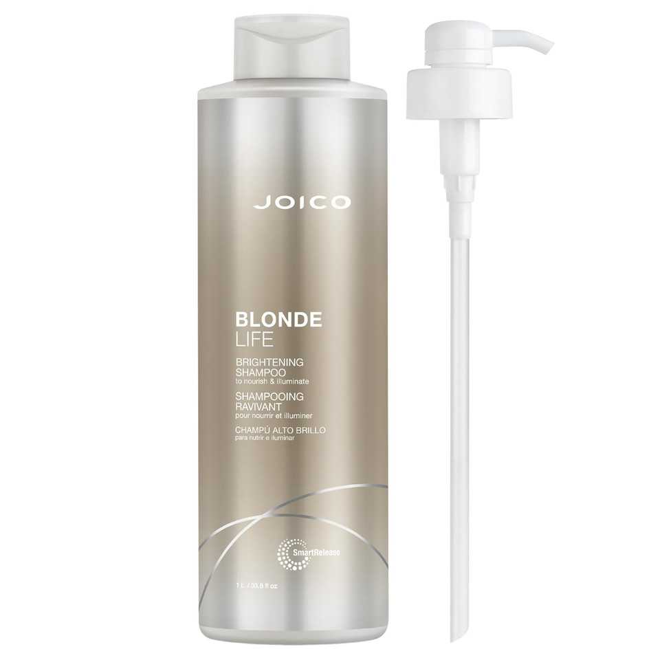 Joico Blonde Life Brightening Shampoo | For Blonde Hair | Add Softness & Smoothness | Sulfate Free | With Monoi & Tamanu Oil