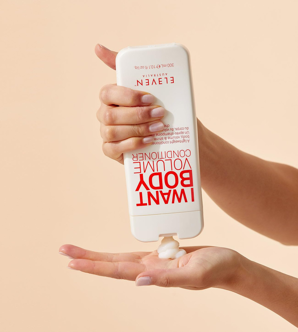 Eleven Australia I Want Body Volume Conditioner - Lightweight Volumizing Conditioner For Fine Hair, Adds Body & Fullness, Nourishes & Hydrates, Sulfate-Free, Paraben-Free