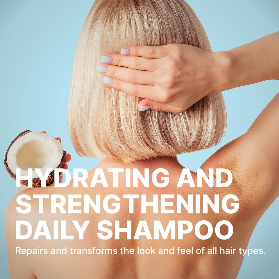 Coco-Colada Shampoo | Daily Use Hydrating Shampoo| Neutral-No Color Shampoo For In Between Color Depositing Washes | Balances Color & Repairs Dry, Damaged Hair | 33.8 Oz