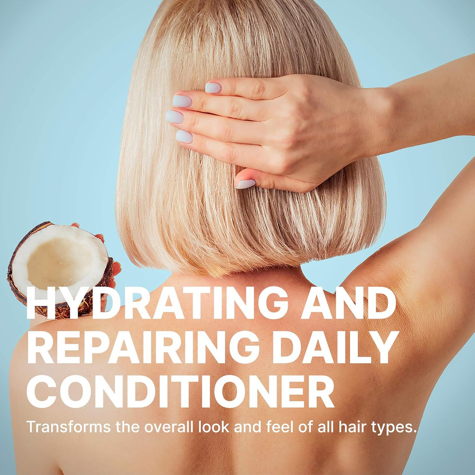 Coco-Colada Conditioner Daily Use Moisturizing Conditioner Neutral-No Color Conditioner For In Between Color Depositing Washes Balances Color & Repairs Dry, Damaged Hair 33.8 Oz