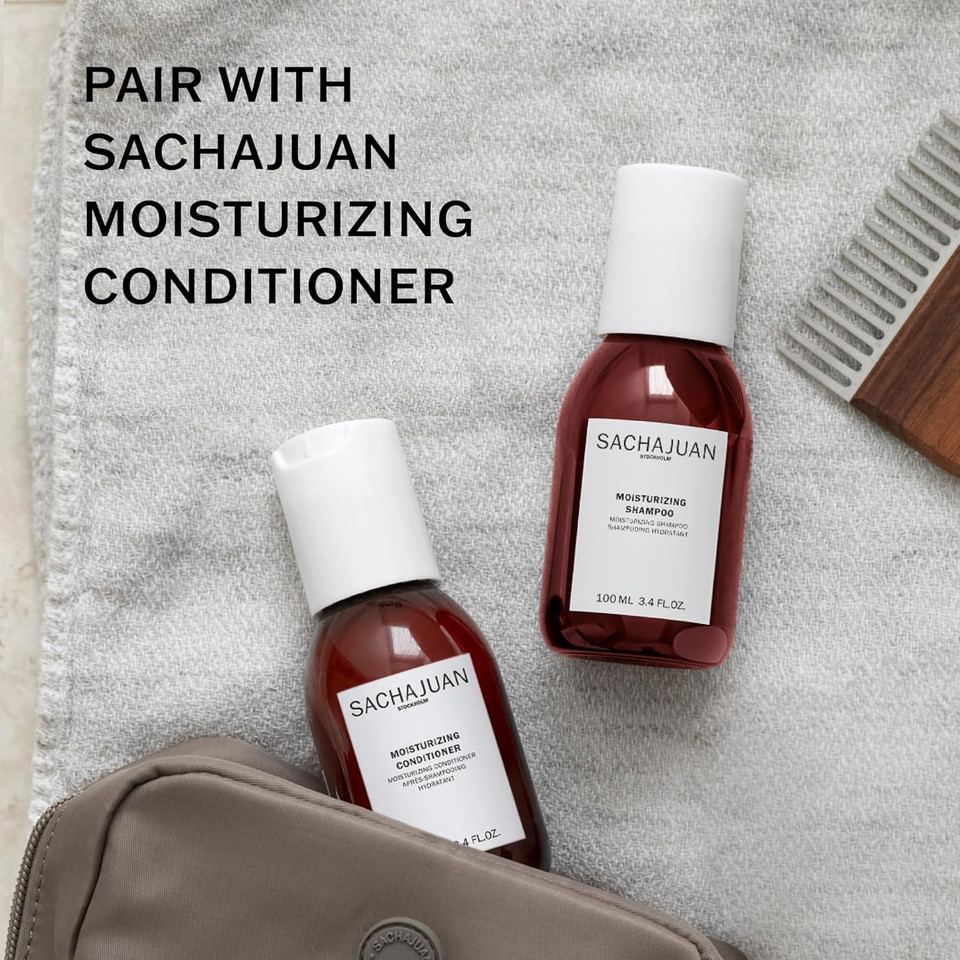 Sachajuan Moisturizing Shampoo, For Damaged, Dry, Bleached Or Colored Hair, Moisture-Rich With Argan Oil