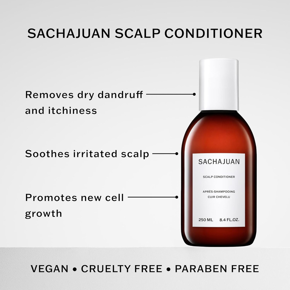 Sachajuan Scalp Conditioner For Dry Itchy Scalp, Oily Hair & Dandruff, Salicylic Acid, Rosemary Oil & Ginger