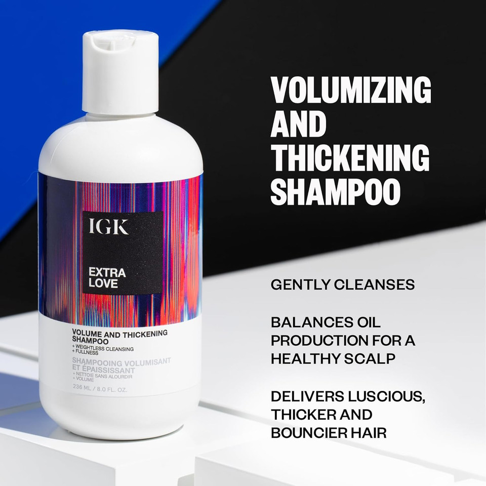 Igk Extra Love Volume Thickening Shampoo Liter