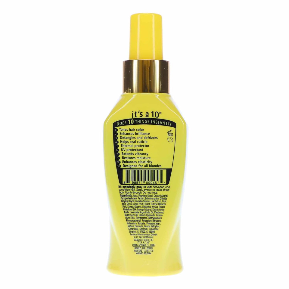 It'S A 10 Haircare Blonde Miracle Leave In Treatment, 4 Ounce