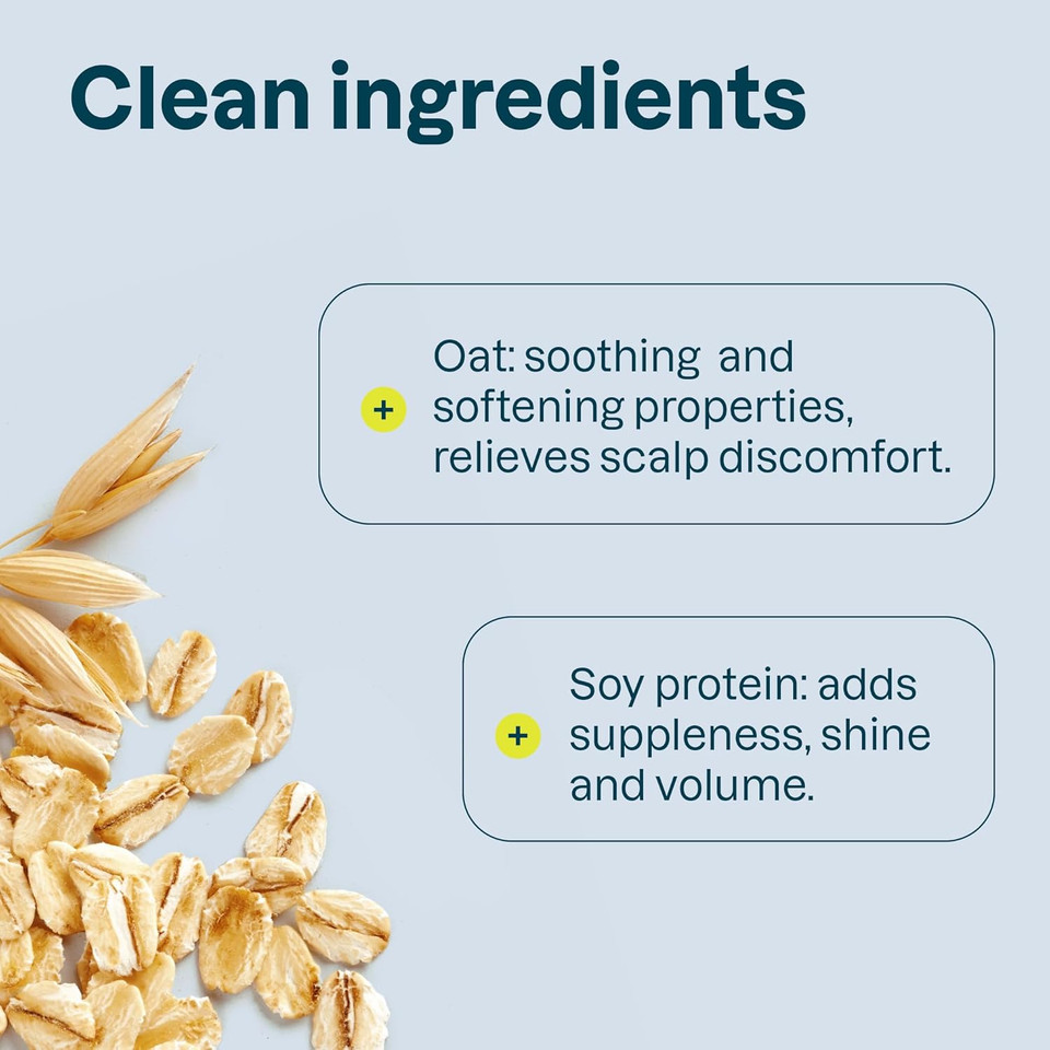 Attitude Hair Conditioner For Sensitive Dry Scalp, Dry And Damaged Hair, Soothing Oat, Naturally Derived Ingredients, Dermatologically Tested, Vegan Detangler, Nourishing, 8 Fl Oz