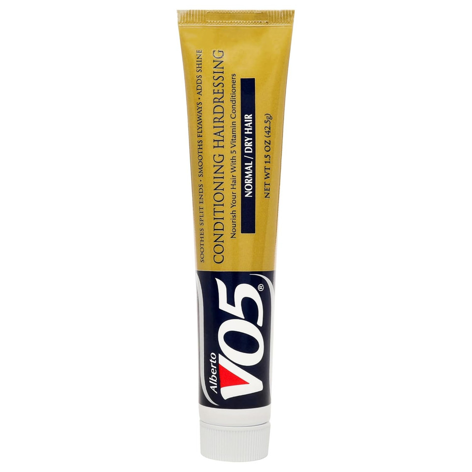 Alberto Vo5 Conditioning Hairdressing For Normal To Dry Hair - Hair Conditioner Styling Product - Smooths Frizz - Brightens Color - 1.5 Oz