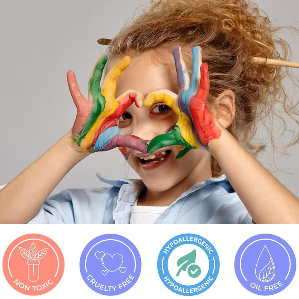 Mysense Green Face Body Hair Paint Stick,St Patricks Day Face Paint,Water Based Washable Temporary Hair Color,Cream Body Paint For Adults And Children Halloween Cosplay Witch Hulk Makeup,0.5Oz