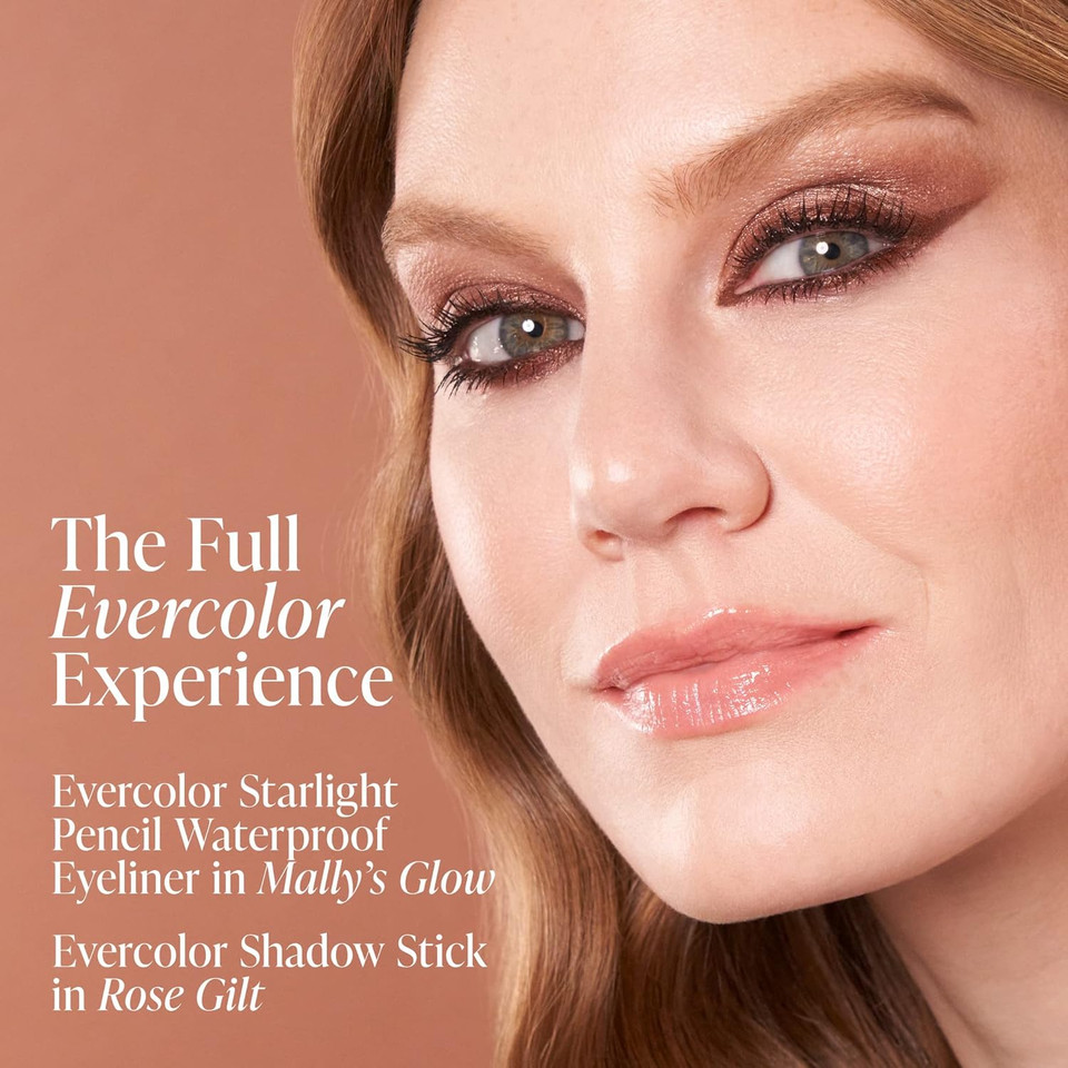 Mally Beauty Evercolor Gel Waterproof Eyeliner - Sterling - Creamy Long-Lasting Smudge-Proof Gel Formula - Retractable Eye Liner