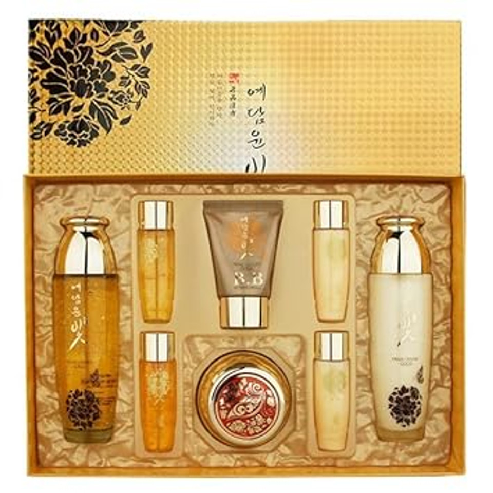 Premium Luxury Gold Women Facial Skin Care Set (4Pcs) Beauty & Personal Care, Nourishing And Moisturizing, Calming Korea Cosmetic For Yedam Yun Bit