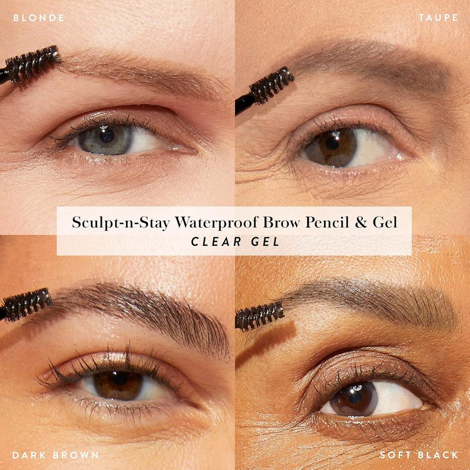 Laura Geller New York Sculpt-N-Stay Clear Brow Gel - Eyebrow Setting Gel - Shapes And Sculpts - Non-Sticky Formula