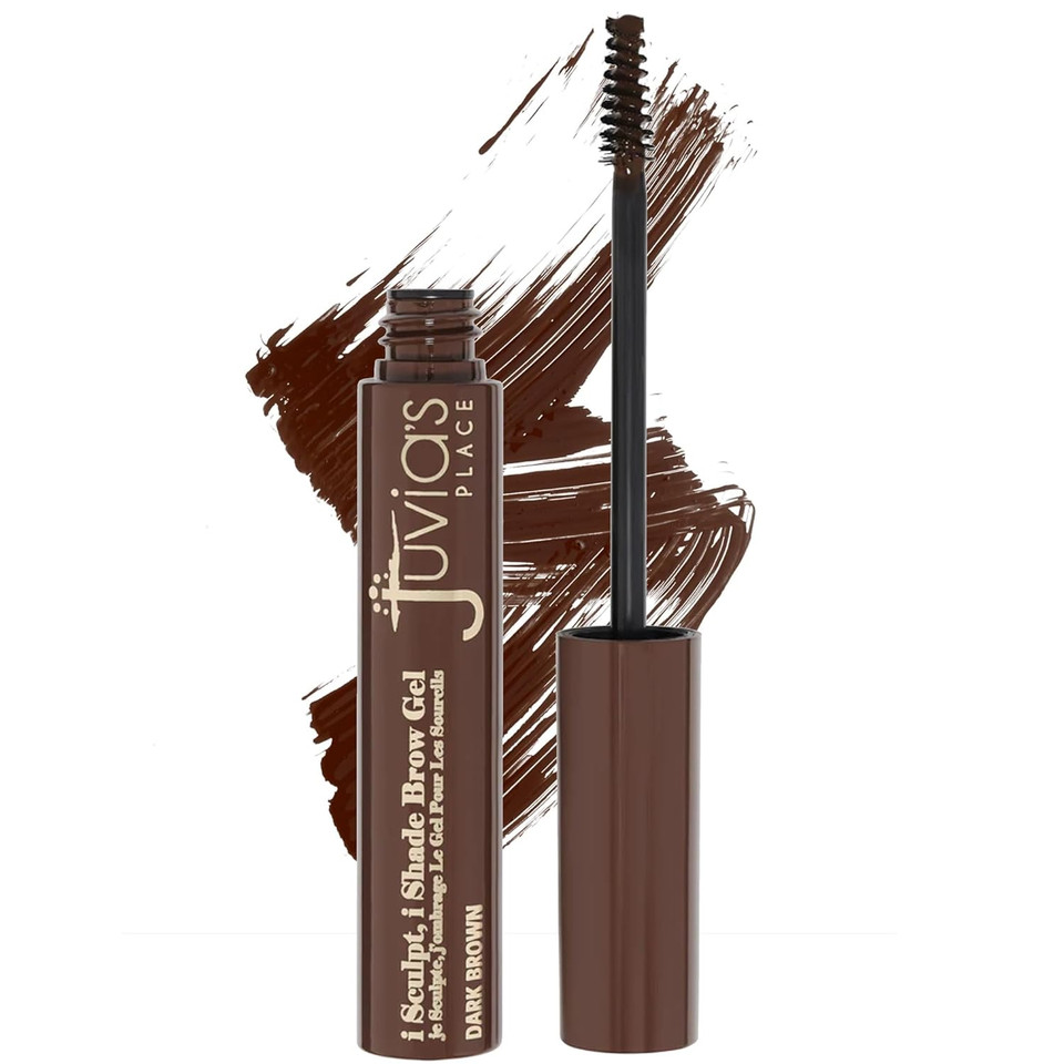 Juvia'S Place Isculpt, Ishade Eyebrow Gel - Medium Brown, Medium Brown, Waterproof Gel For Eyebrows, Eyebrow Tint, Eyebrows Makeup Enhancer, Filler, Tinted Brow