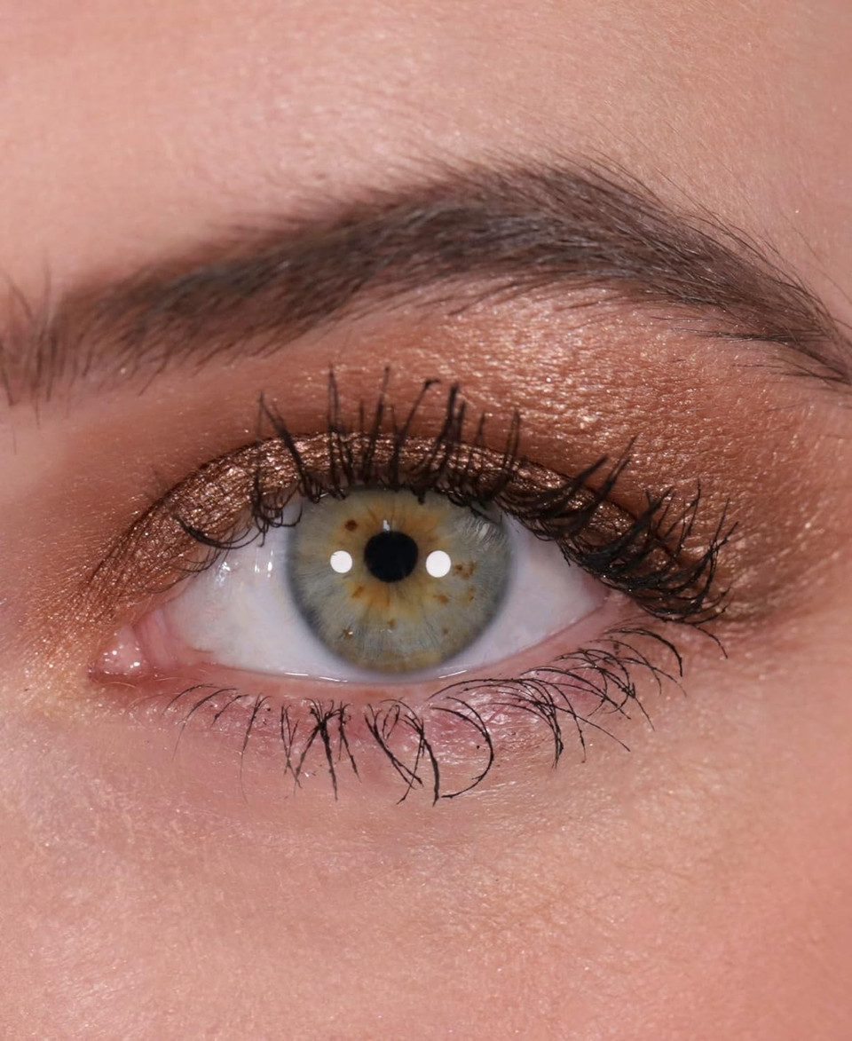 Wander Beauty Double Date Eye Shadow Duo - Eye Candy/Crush (Rose Gold Shimmer + Muted Mauve Cream) - High Pigment Eye Shadow Palette - Satin Shimmer Eyeshadow - Eye Makeup With Vitamin E - 0.07 Oz
