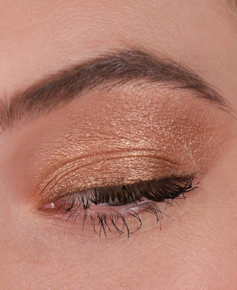 Wander Beauty Double Date Eye Shadow Duo - Eye Candy/Crush (Rose Gold Shimmer + Muted Mauve Cream) - High Pigment Eye Shadow Palette - Satin Shimmer Eyeshadow - Eye Makeup With Vitamin E - 0.07 Oz