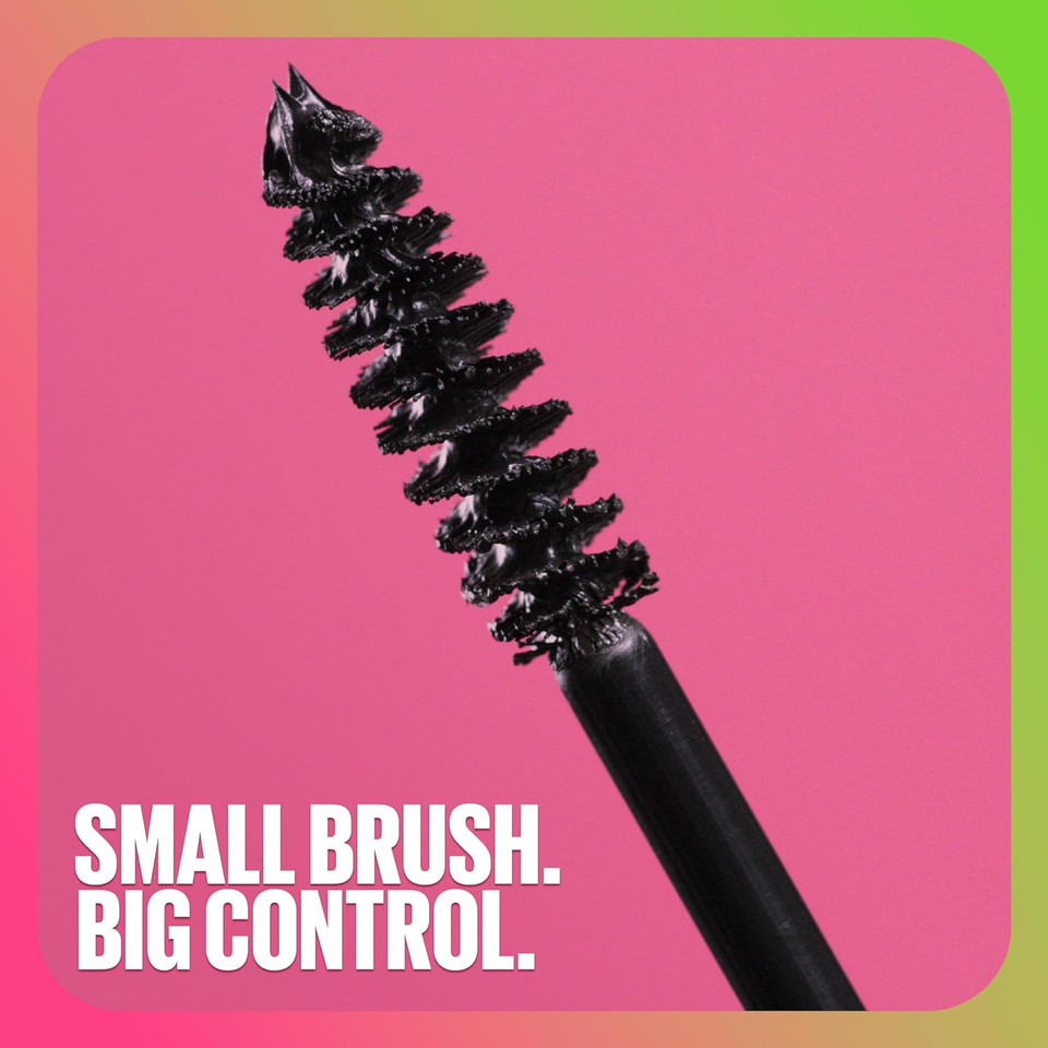 Maybelline Great Lash Washable Mascara Makeup, Volumizing Lash-Doubling Formula That Conditions As It Thickens, Brownish Black, 1 Count