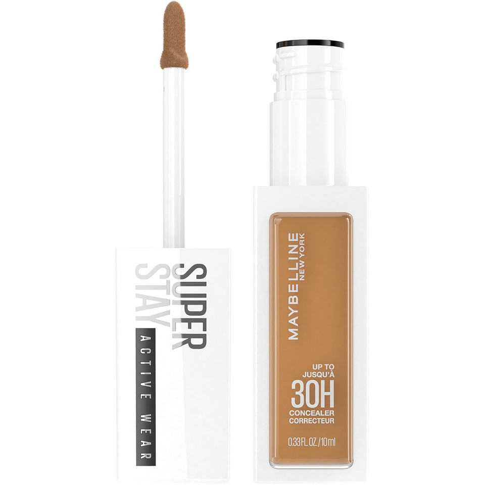 Maybelline Super Stay Liquid Concealer Makeup, Full Coverage Concealer, Up To 30 Hour Wear, Transfer Resistant, Natural Matte Finish, Oil-Free, Available In 16 Shades, 01, 1 Count