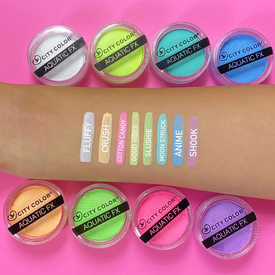 City Color Aquatic Fx Liner - Slushie, Primer Face Highlighter