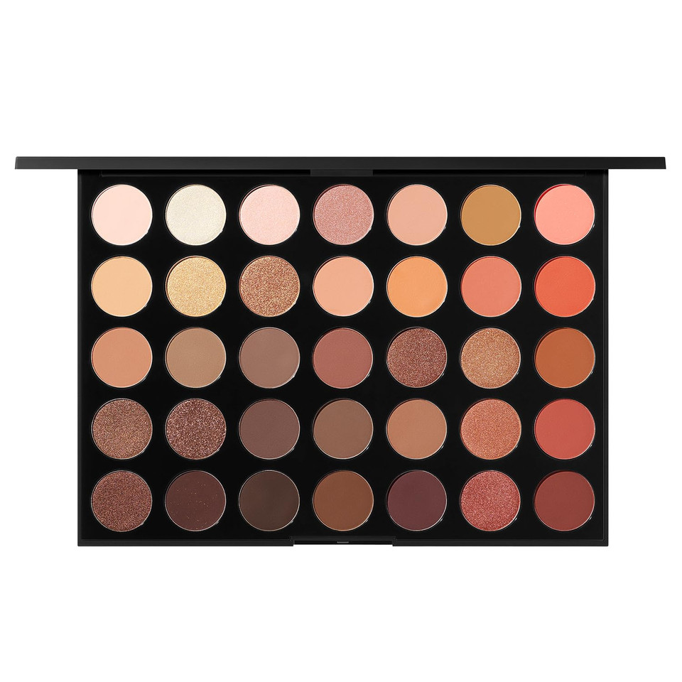 Morphe 35Xo Makeup Palette - Natural Flirt Artistry Palette With 35 Matte & Shimmer Pigments - Made To Build, Blend & Layer Flawlessly For Everyday, Versatile Makeup Looks (1.98 Oz)