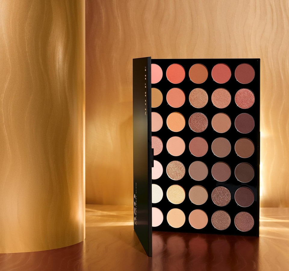 Morphe 35Xo Makeup Palette - Natural Flirt Artistry Palette With 35 Matte & Shimmer Pigments - Made To Build, Blend & Layer Flawlessly For Everyday, Versatile Makeup Looks (1.98 Oz)