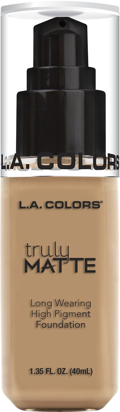L.A. Colors Truly Matte Foundation, Soft Beige Clm354