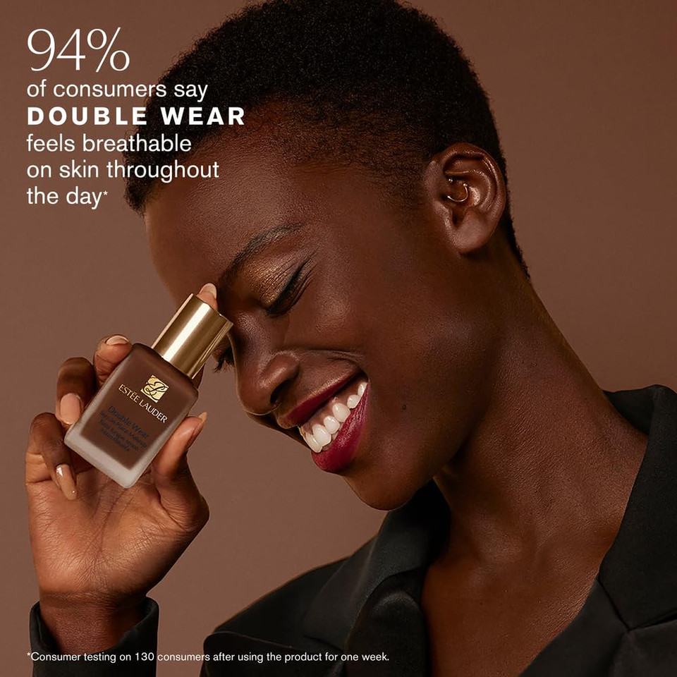 Estée Lauder Double Wear Stay-In-Place 24-Hour Long-Wear Matte Foundation Makeup, 1 Fl Oz