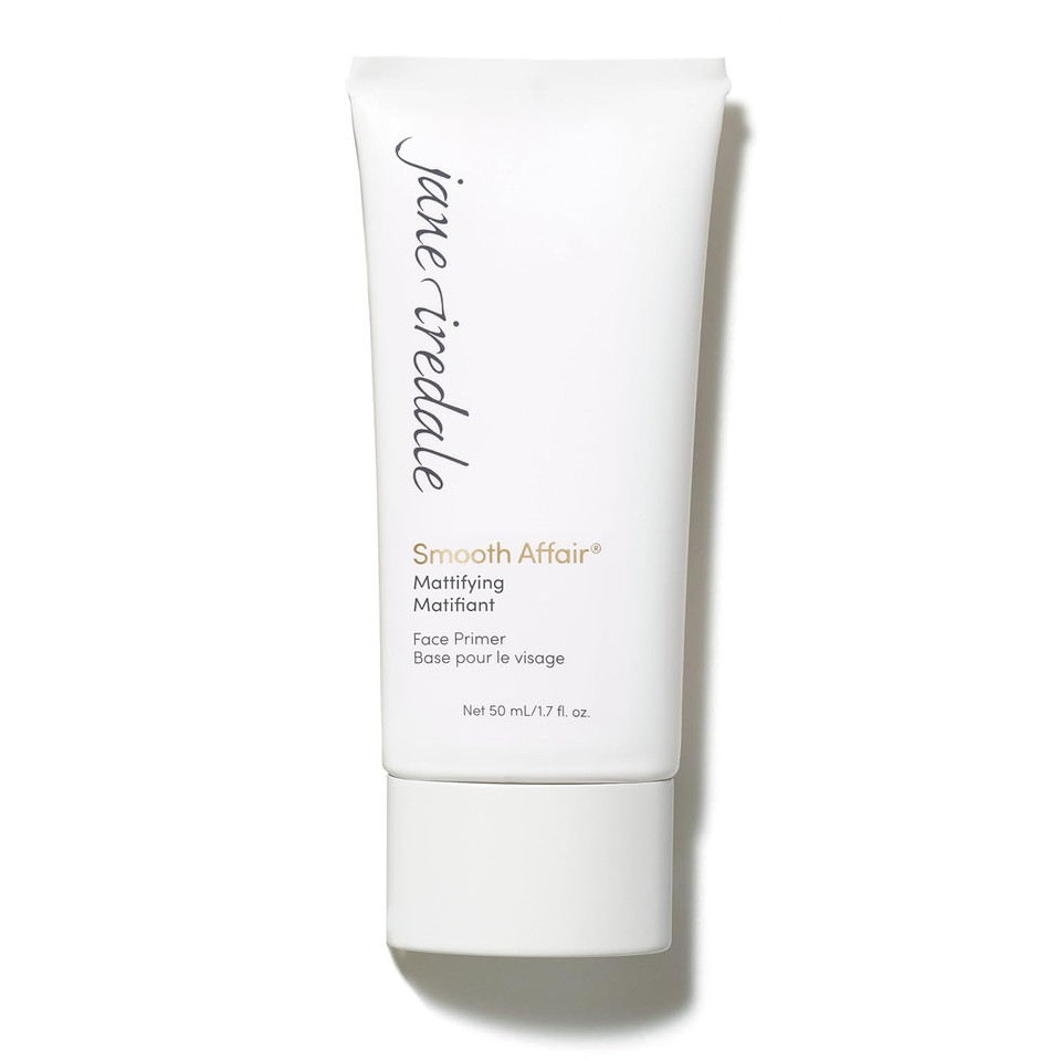 Jane Iredale Smooth Affair Facial Primer & Brightener | Minimizes Appearance Of Pores And Lines | Illuminating Glow, Mattifying, And Brightening Primer