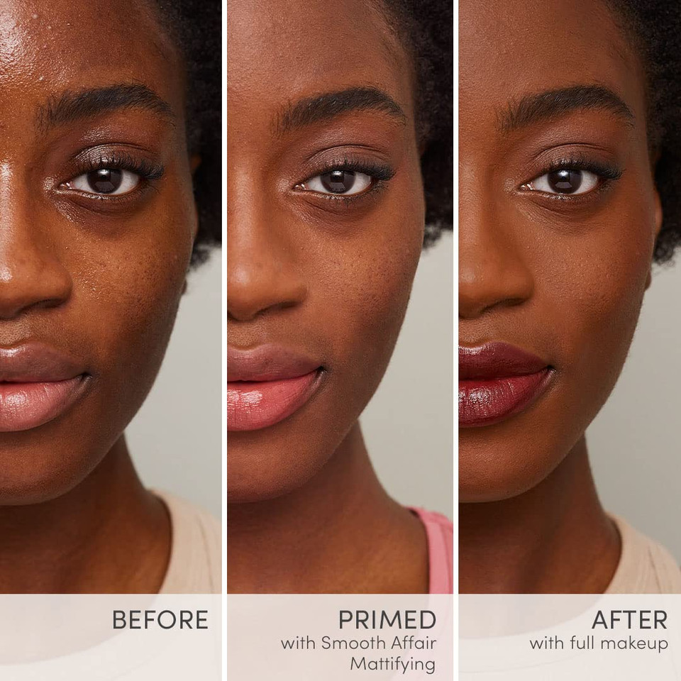 Jane Iredale Smooth Affair Facial Primer & Brightener | Minimizes Appearance Of Pores And Lines | Illuminating Glow, Mattifying, And Brightening Primer