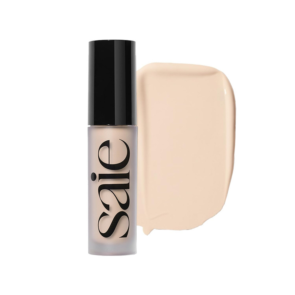 Saie Slip Tint Radiant Cream Concealer & All-Over Face Makeup - Concealer For Dark Circles, Redness & Blemishes - Lightweight Makeup Made With Hydrating Hyaluronic Acid - Shade 1 (0.17 Oz)