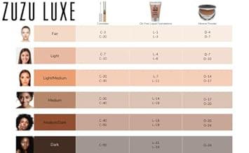 Zuzu Luxe, Concealers (C - 50),0.21 Fl Oz,Formulated With Botanical Extracts To Soothe Sensitive Skin.Designed To Brighten Skin. Natural, Paraben Free, Vegan, Gluten-Free, Cruelty-Free, Non Gmo
