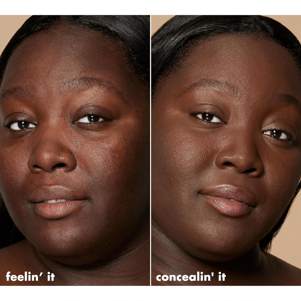 E.L.F. Hydrating Camo Concealer, Covers Blemishes & Under-Eye Circles, Full-Coverage & Delivers A Satin Finish, Vegan & Cruelty-Free, Deep Caramel