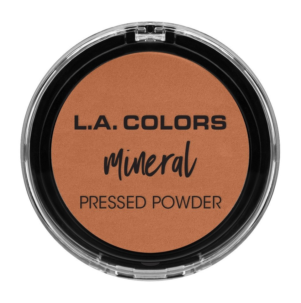 L.A. Colors Mineral Pressed Powder, Ebony Cmp384