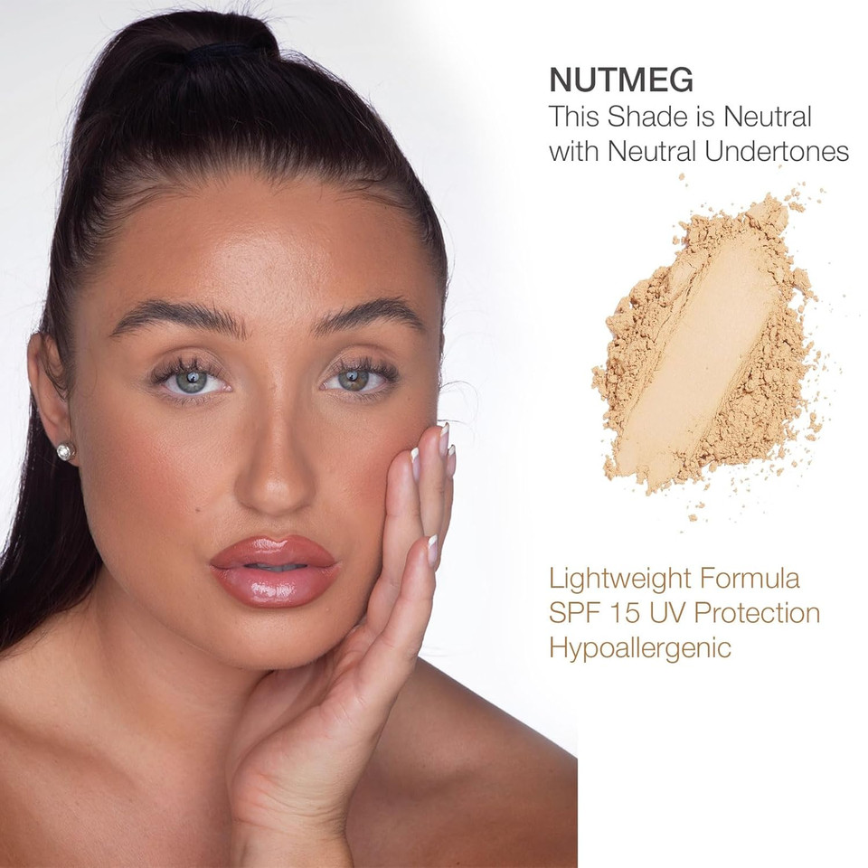 Bellapierre Compact Mineral Foundation Spf 15 | Vegan & Cruelty Free Natural Makeup | Full Coverage Matte Foundation | Hypoallergenic | Oil & Talc Free - 0.35 Oz - Café