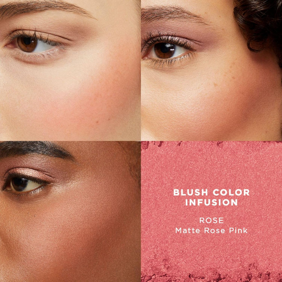 Laura Mercier Blush Color Infusion: Sheer Pressed Powder Blush For Cheeks, Buildable Formula, 10Hr Wear, Long Lasting Color, Matte And Shimmer Finishes