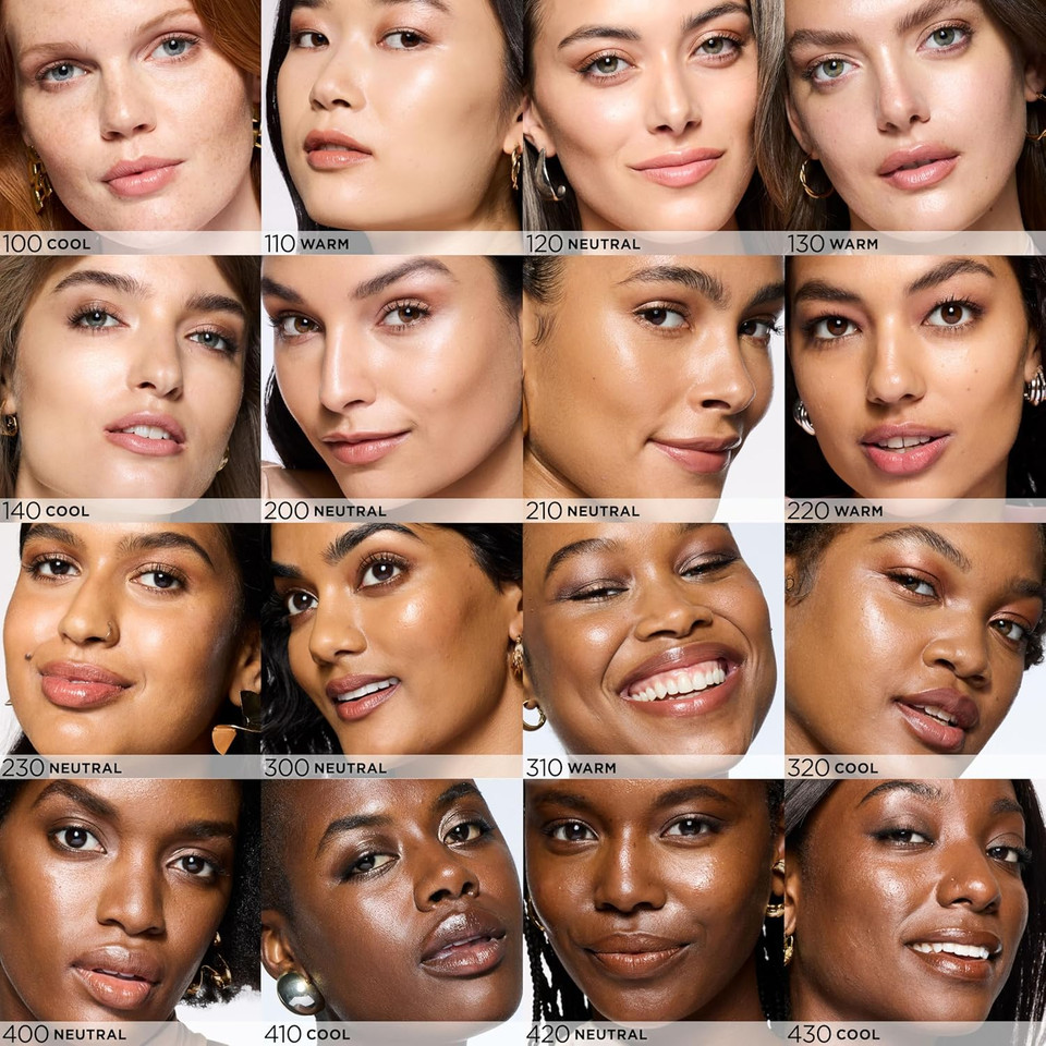 L'Oreal Paris Lumi Le Glow Skin Tint, Lightweight Water-Based Tinted Serum With Foundation-Like Coverage, Glow Illuminator, Warm 130, 0.85 Fl Oz