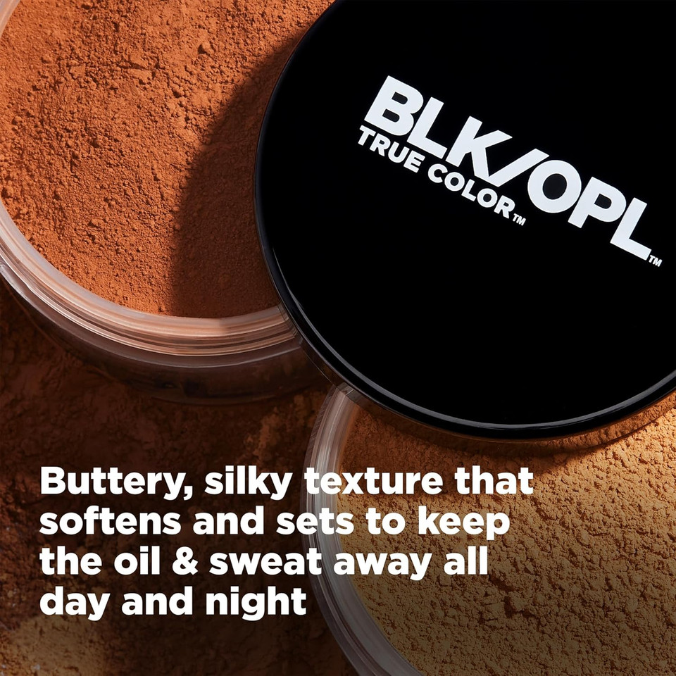 Blk/Opl True Color Soft Velvet Finishing Powder, Dark  Hypoallergenic, Paraben-Free, And Cruelty-Free