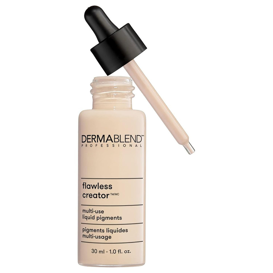Dermablend Flawless Creator Multi-Use Liquid Foundation Makeup, Full Coverage Lightweight Buildable Foundation, Natural Finish, 1 Fl Oz